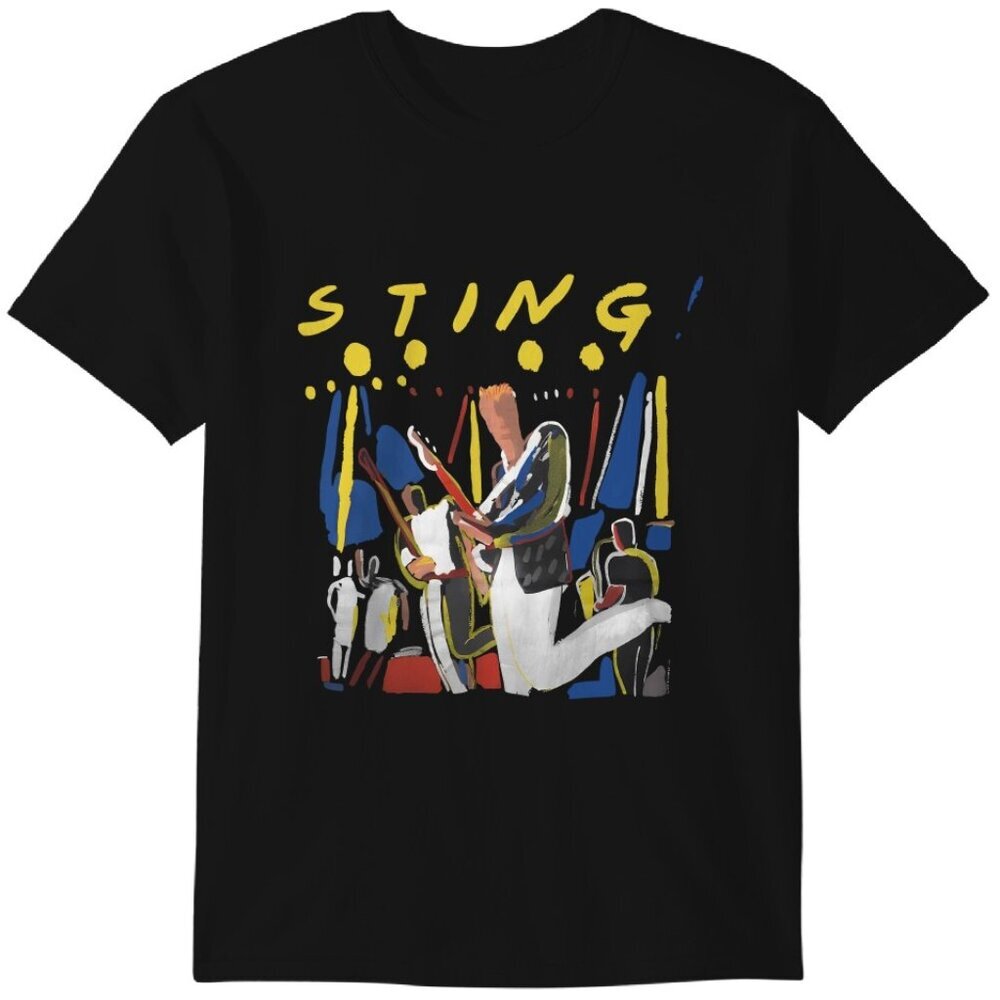 Vintage 80s Sting The Police Promo Album Tour Concert T Shirt – Classic Rock 24